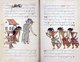 Indonesia: Prince Selarasa and his brothers pay respects to a holy man. Two pages from an llustrated manuscript of the Serat Selarasa, Java, 1804